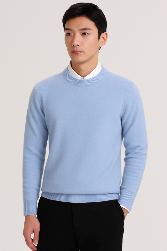 Classic Cut Men's Fine Knit Sweater - Martin
