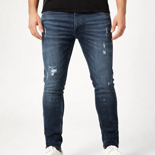 Men's Slim Fit Ripped Stretch Skinny Jeans