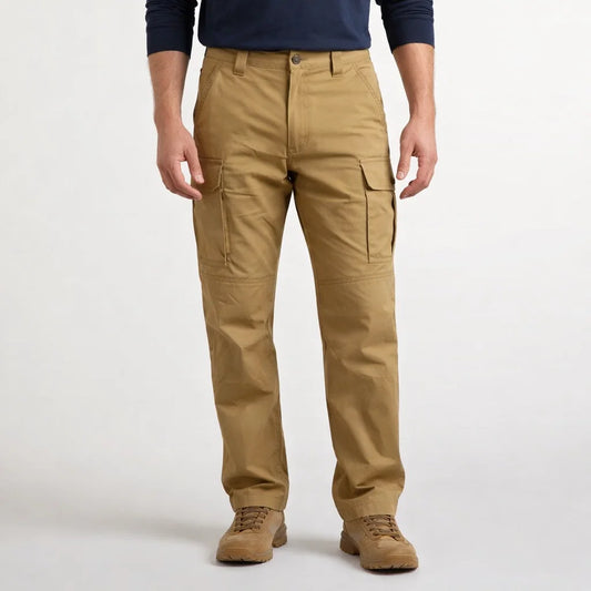 Men's Waterproof Tactical Cargo Pants for Outdoor Use