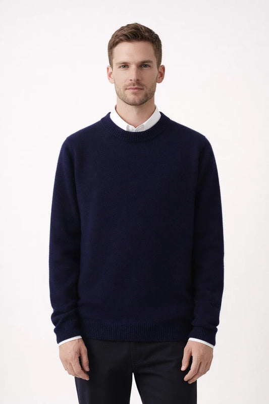 Classic Cut Men's Fine Knit Sweater - Martin