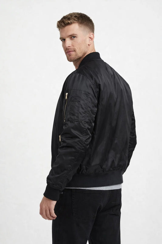 Insulated Bomber Jacket for Winter Pilots