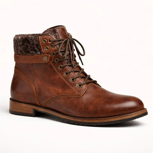 Mateo - Men's Warm Lined Leather Boots